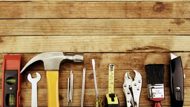 Various tools layed out next to each other