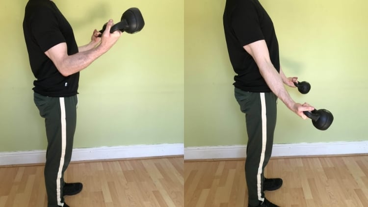 Kettlebell Bicep Curls Tutorial And Benefits 1569