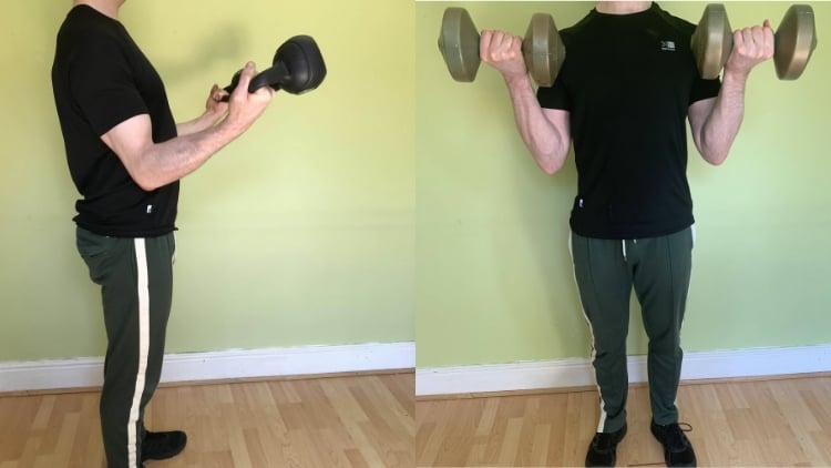 Kettlebell Curls vs Dumbbell Curls Comparison