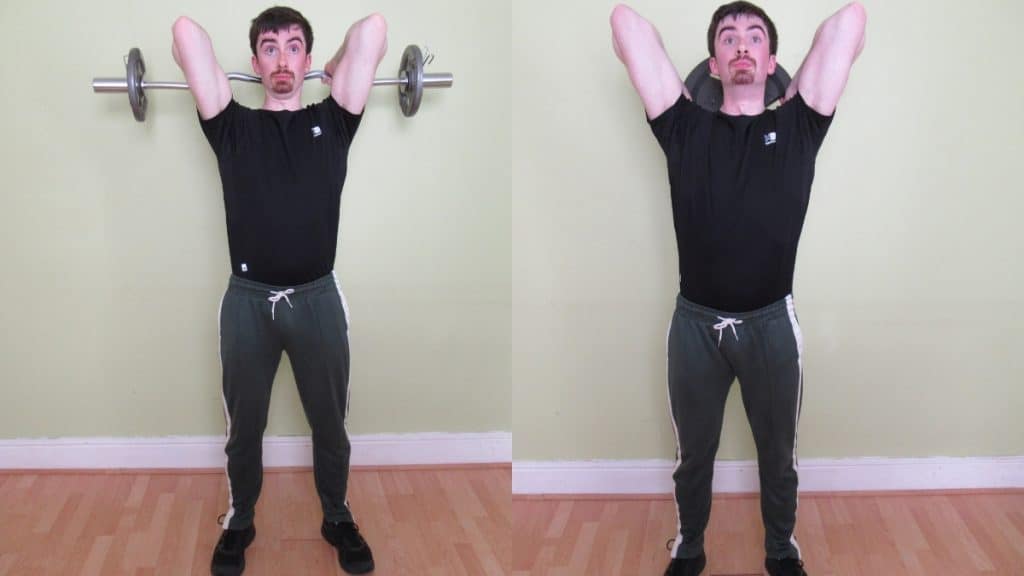 Standing Dumbbell Overhead Tricep Extension (How to Guide)