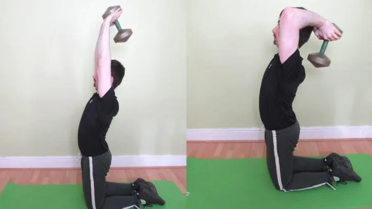 How to do a kneeling French press