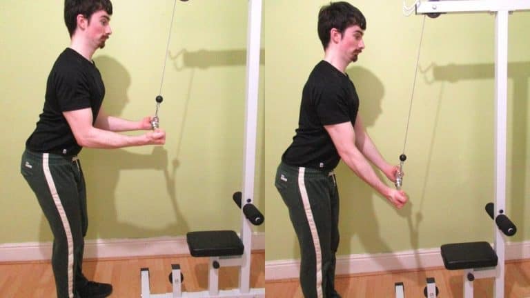 Reverse Grip Tricep Extension Tutorial (Underhand Pushdown)