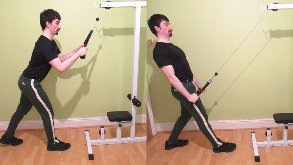 How to perform a rocking tricep pushdown