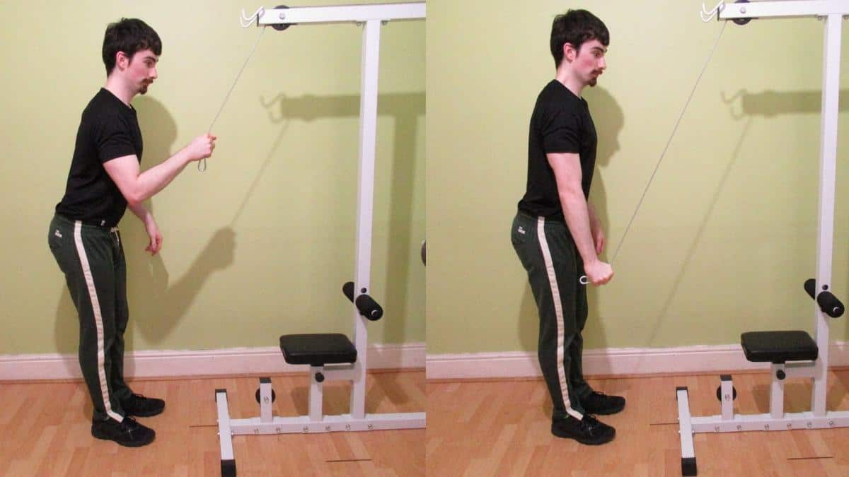 Cable One Arm Triceps Extension (Single Arm Pushdown)