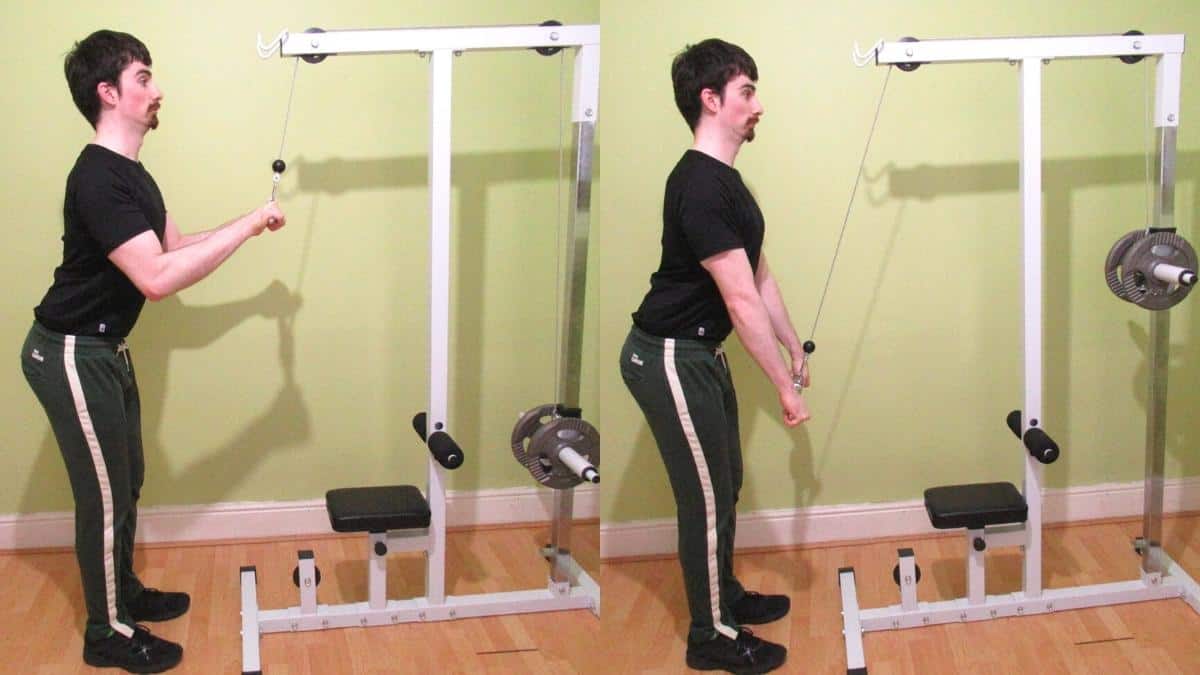 How to do a straight bar cable pushdown for your triceps