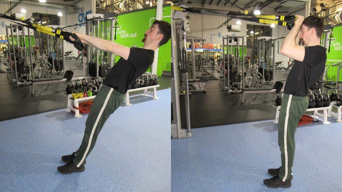 How to do a TRX reverse curl correctly