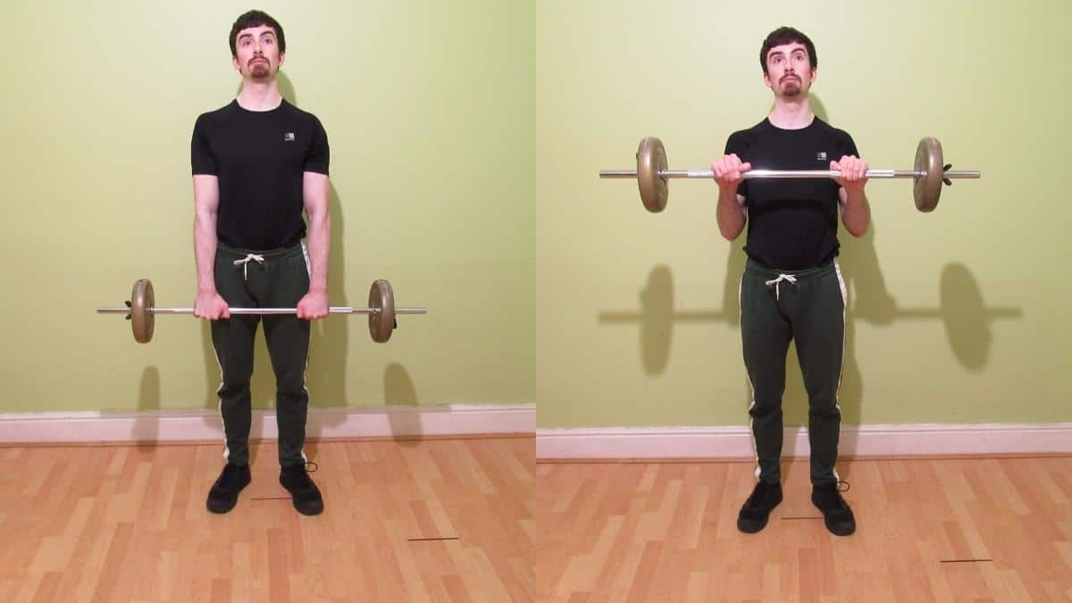 How to do reverse grip barbell bicep curls