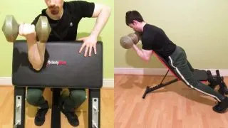 A man demonstrating some of the best short head bicep exercises that you can do to build muscle