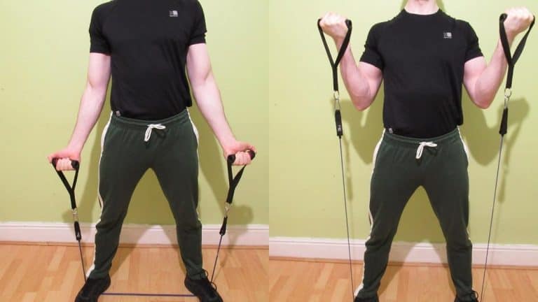 Resistance Band Bicep Curls Benefits And Tutorial