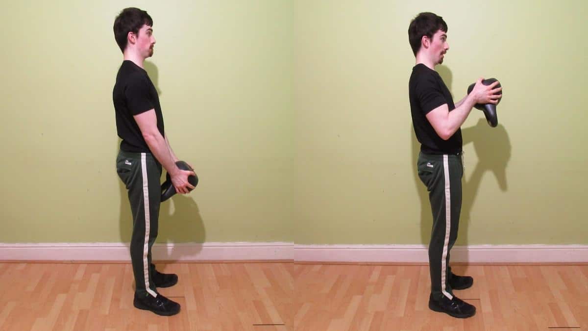 Kettlebell crush curl tutorial and training tips