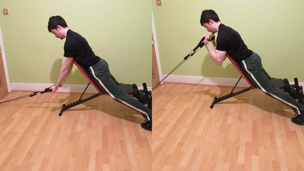 How to do spider curls with resistance bands