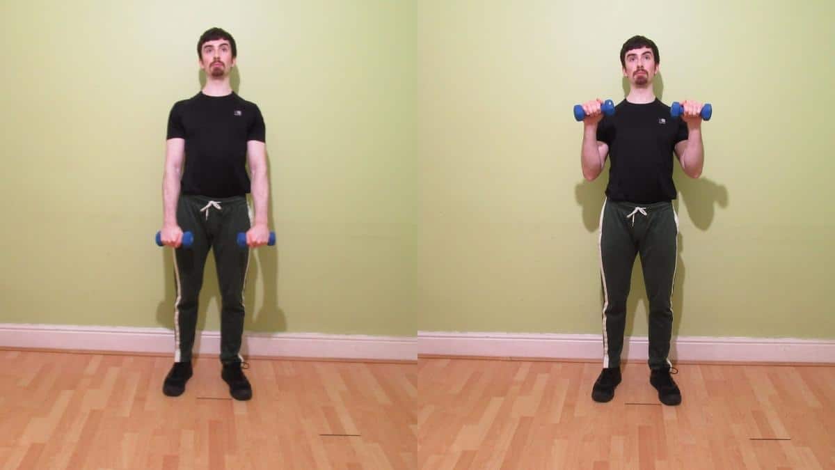 Standing Dumbbell Reverse Curl Tutorial