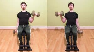 Alternating Dumbbell Curl Tutorial (Standing And Seated)