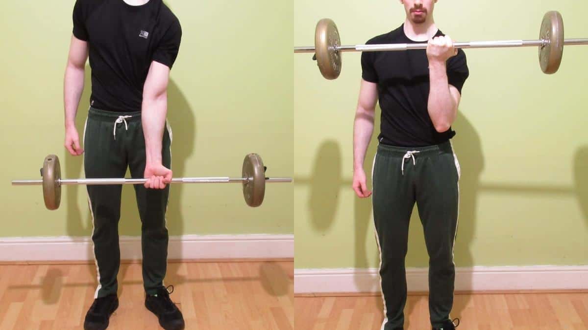 How to do a one arm barbell curl