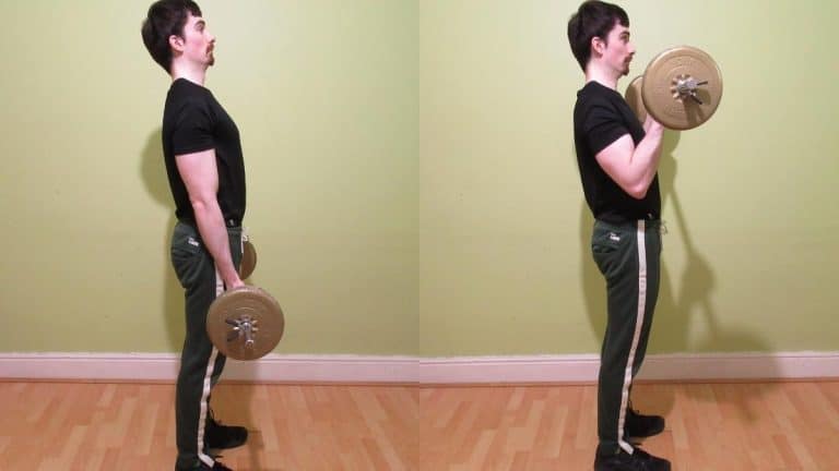 Standing Barbell Bicep Curl: How To Guide and Form Tips