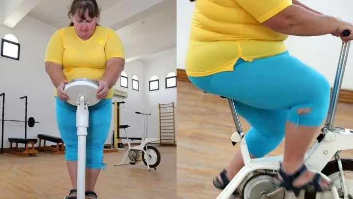 Who has 34 inch thighs and quads?