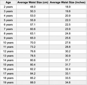 Average Waist Size and Circumference for Women and Men