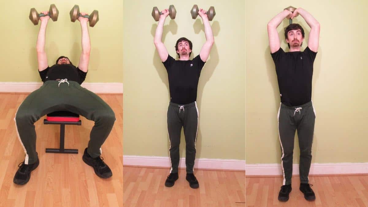 A chest shoulders and triceps workout routine for building muscle