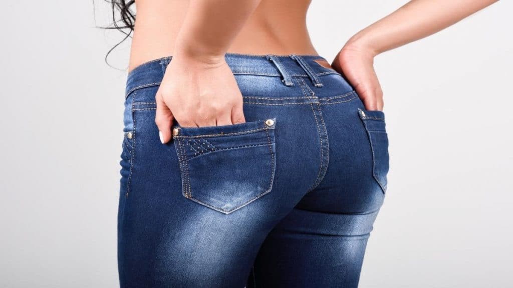 A woman's 21 inch butt
