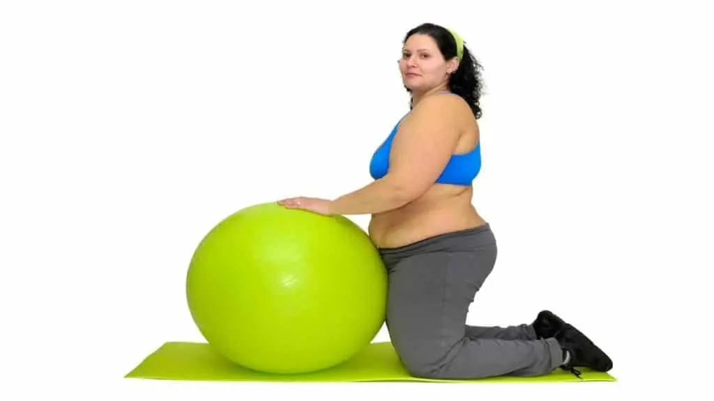 A woman with a 52 inch butt working out