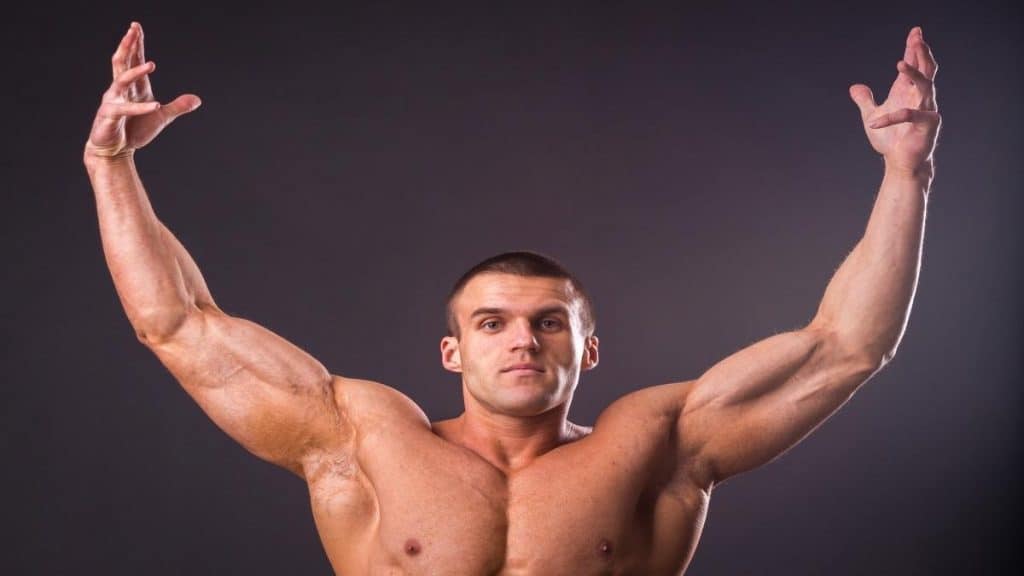 A bodybuilder with a very wide 60 inch shoulder circumference