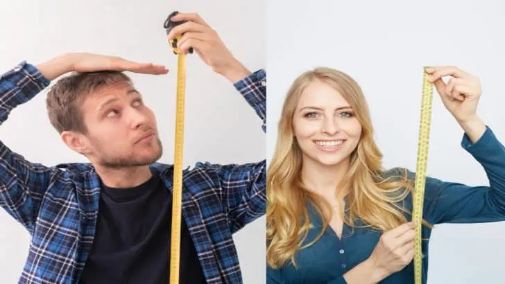 Is a 40 cm height difference between couples excessive?