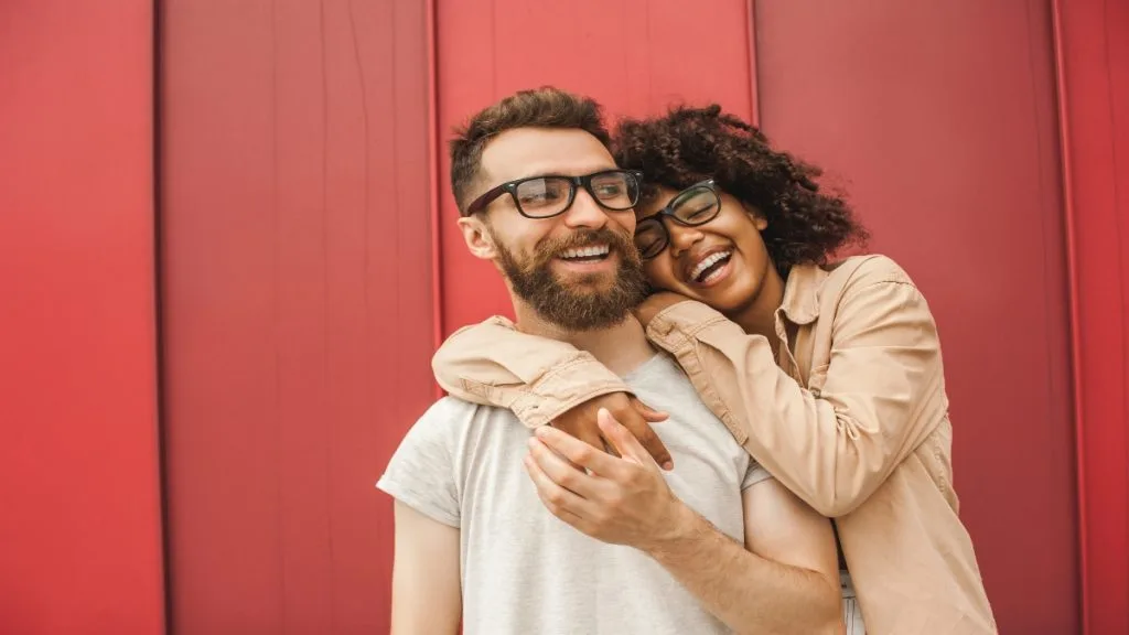 A happy young couple