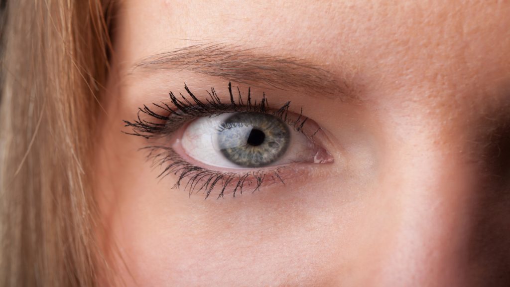 Close up of a woman's eyes