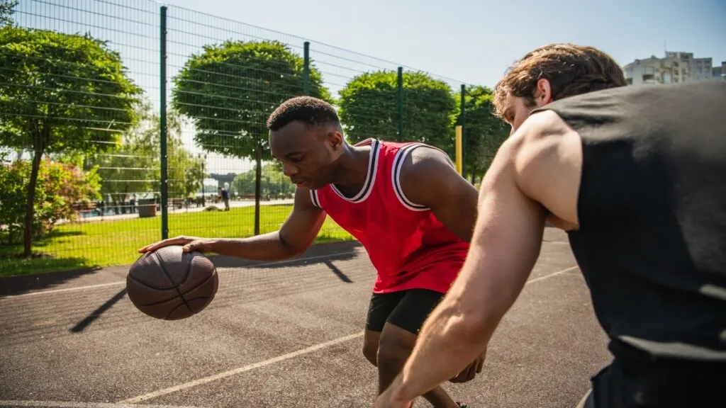 One of the 6’7 guards in the NBA showing his basketball skills